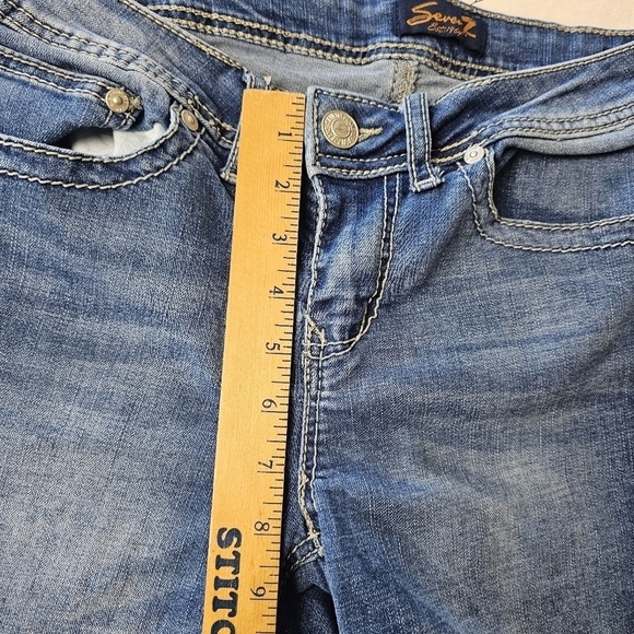 Seven 7 Denim Shorts 6 Women’s Jean Shorts Jorts summer fall rodeo - Picture 5 of 11